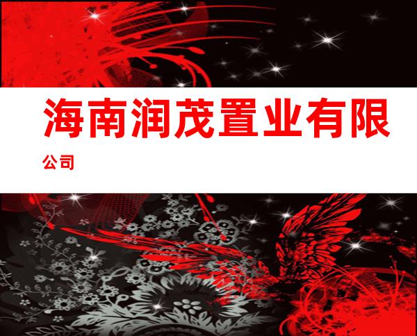 海南润茂置业有限公司